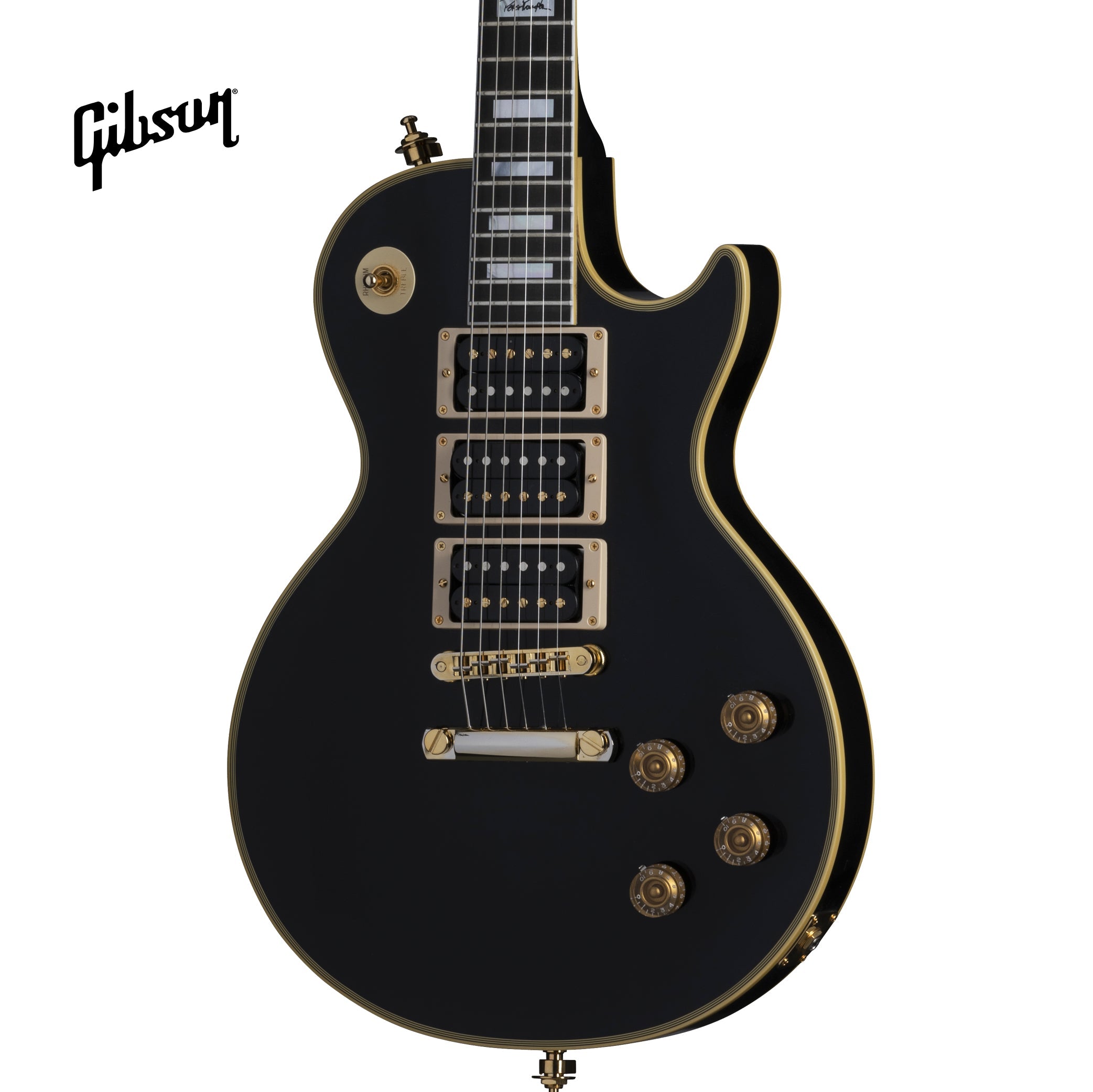 GIBSON PETER FRAMPTON "PHENIX" INSPIRED LES PAUL CUSTOM VOS ELECTRIC GUITAR - EBONY