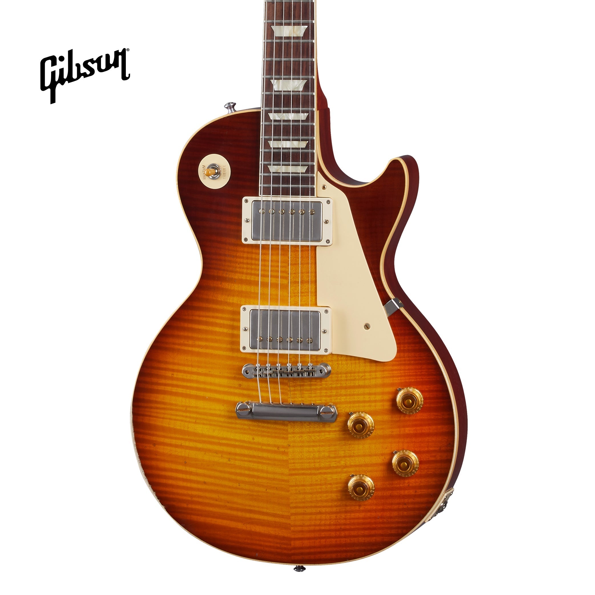GIBSON 1959 LES PAUL STANDARD REISSUE LIGHT AGED ELECTRIC GUITAR - ROYAL TEABURST