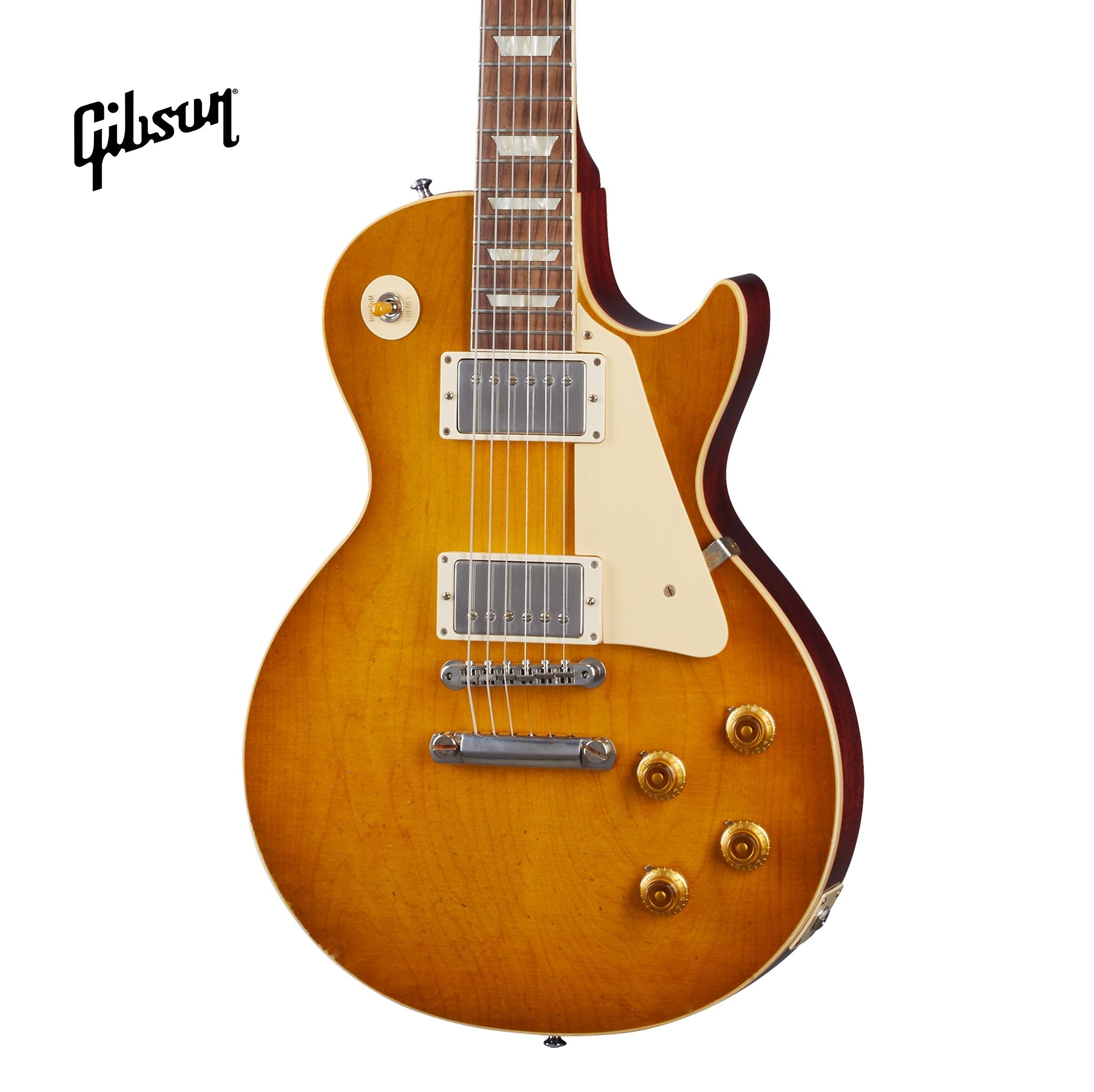 GIBSON 1958 LES PAUL STANDARD REISSUE LIGHT AGED ELECTRIC GUITAR - LEMON BURST