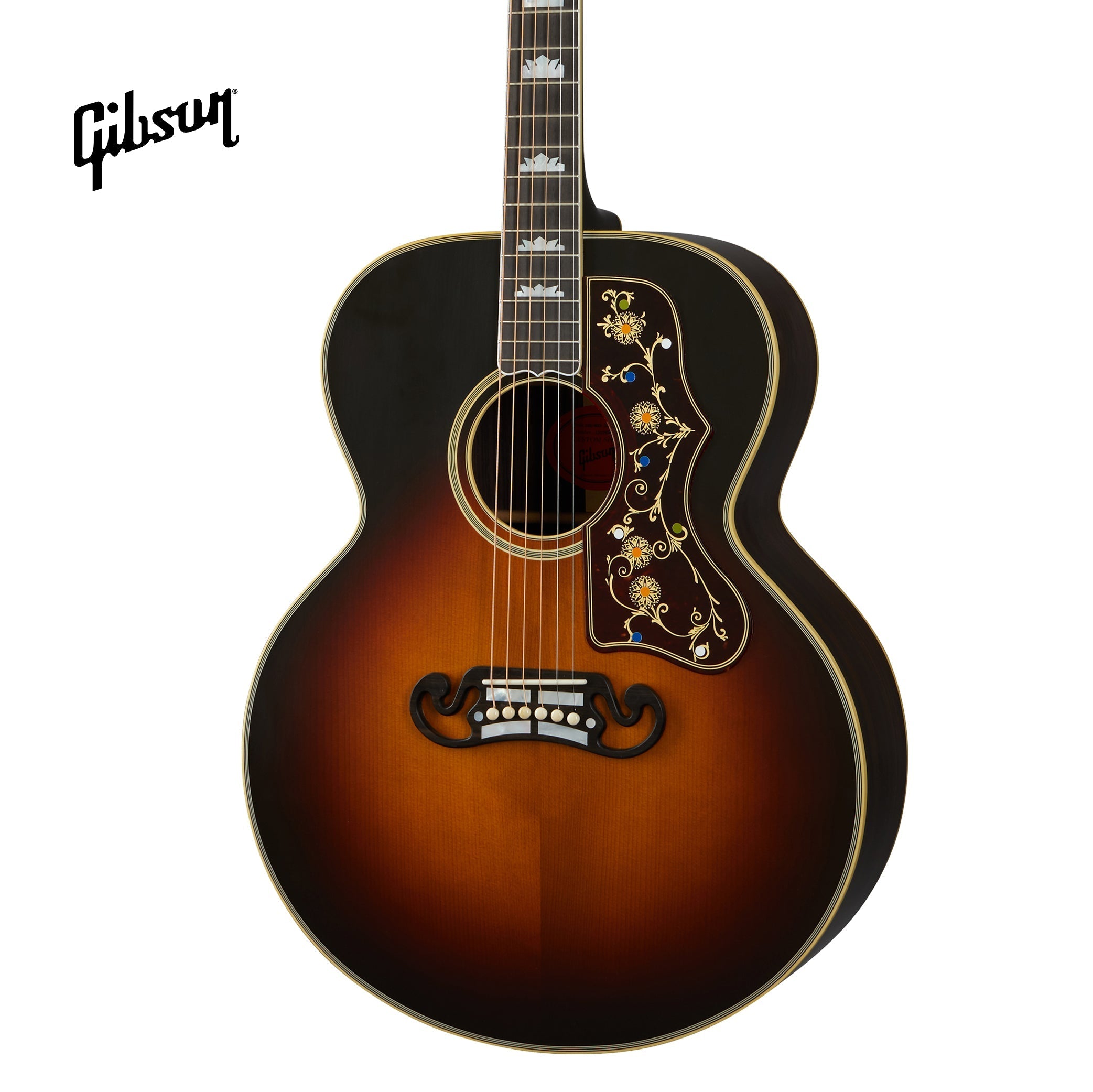 GIBSON PRE-WAR SJ-200 ROSEWOOD ACOUSTIC GUITAR - VINTAGE SUNBURST