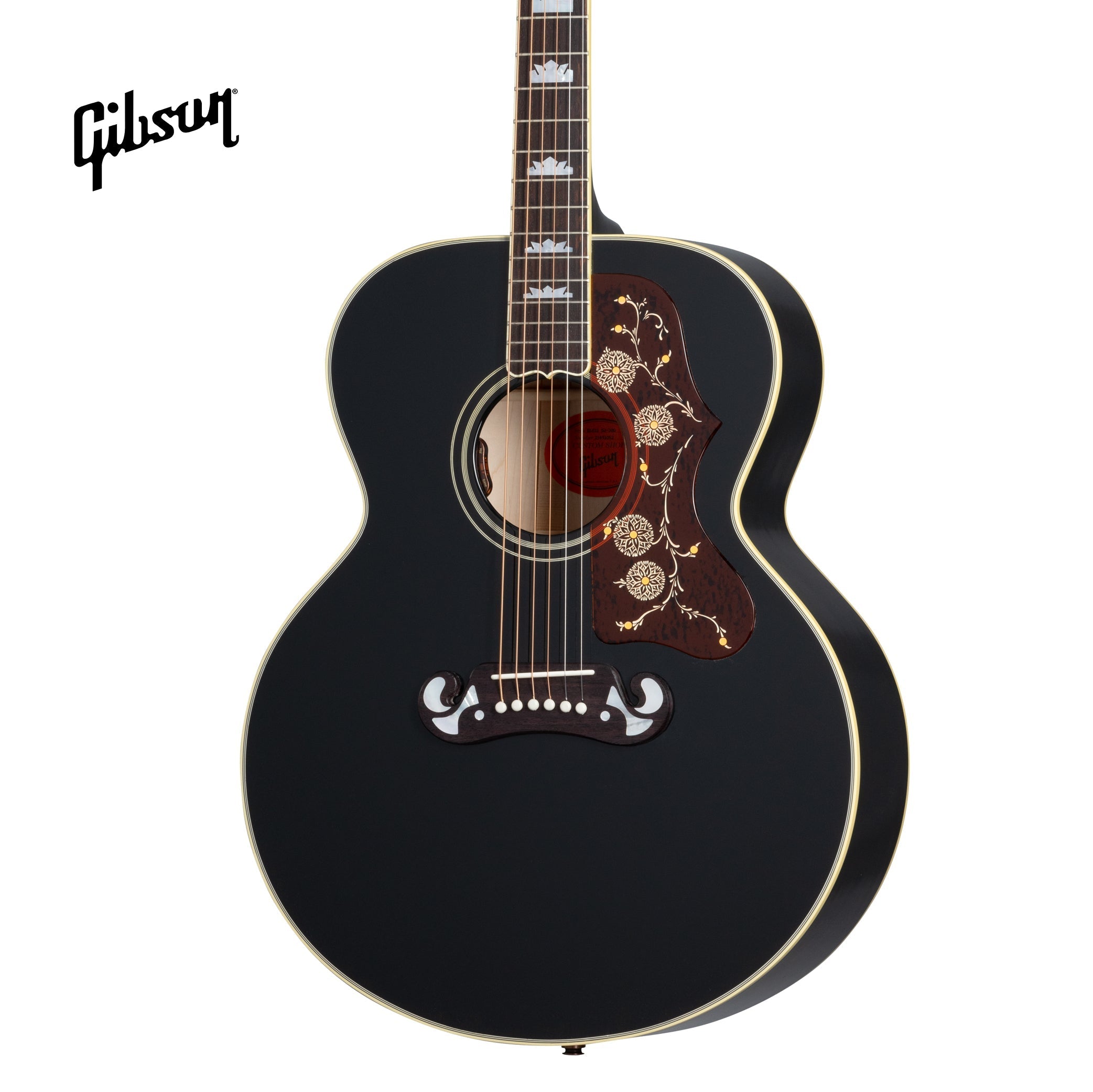 GIBSON ELVIS SJ-200 ACOUSTIC-ELECTRIC GUITAR - EBONY