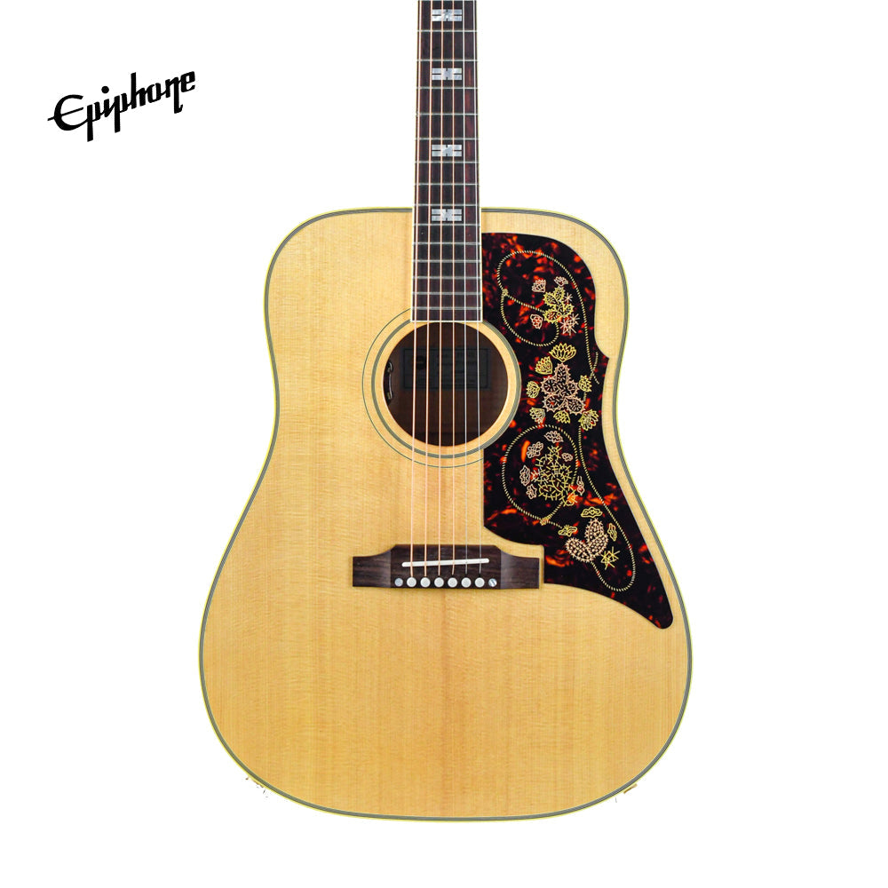 Epiphone USA Frontier Acoustic-Electric Guitar, Case Included - Antique Natural [Made in USA]