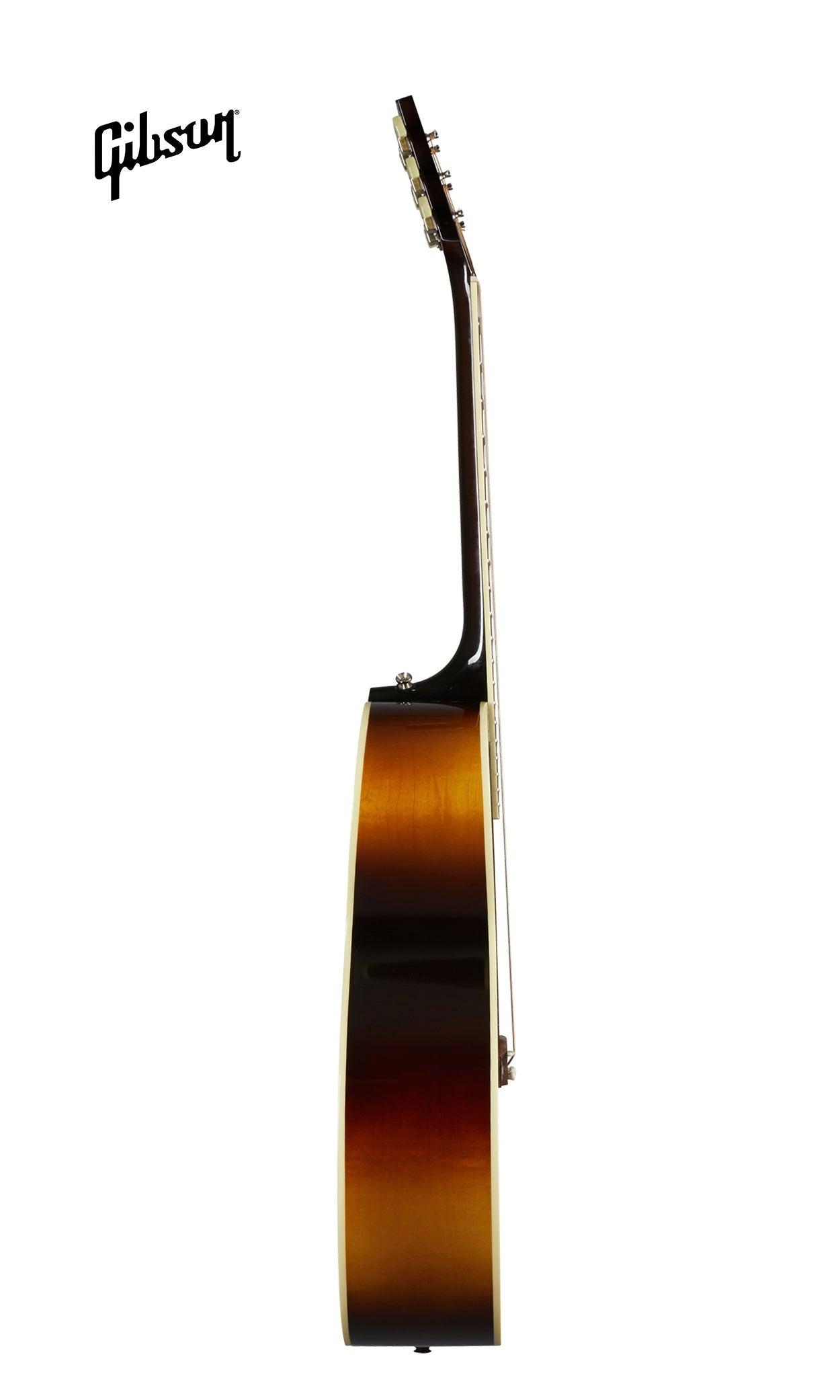 GIBSON J-185 ORIGINAL LEFT-HANDED ACOUSTIC-ELECTRIC GUITAR - VINTAGE SUNBURST